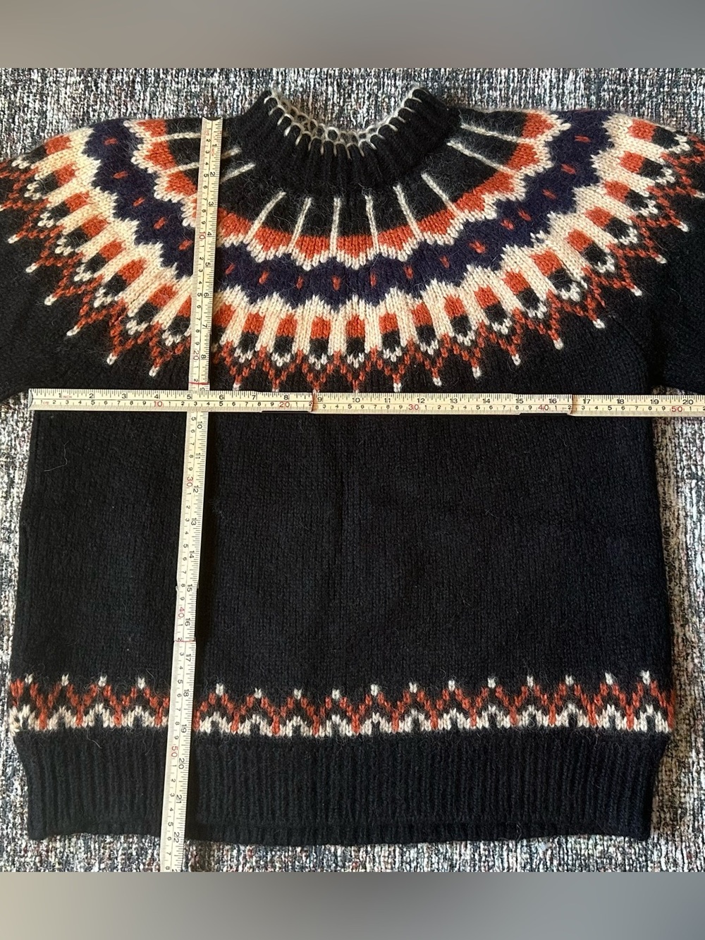 Doen Field Sweater in Aberdeen Fairisle - Picture 6 of 8